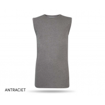 Pierre Cardin T-Shirt ohne Ärmel - Dunkelgrau - Groß