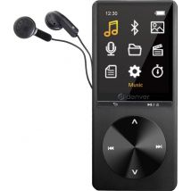Denver - MP3 / MP4 Player inkl. Ohrhörer - Bluetooth - USB - bis zu 128GB - Sprachaufzeichnung - MP1820 - Schwarz