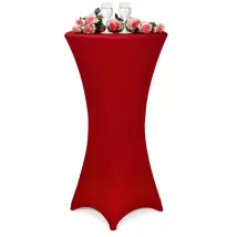 Deuba Bar Tischdecke - 80cm - Rot