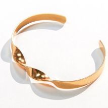 Laura Ferini Damenarmband Sera Gold - Gold Armreif - 18K Gelbgold vergoldet - Schmuck - Accessoires - Schmuck - Damenarmband - Gold