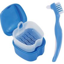 Alyze Denture tray + brush - Blau - Für Prothesen - Zahnspange - Prothesen - Tray - Denture tray