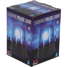 Polizei Blinklicht 11 cm Blau