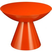 Mica Decorations Celise Beistelltisch - H44 x Ø59 cm - Metall - Orange
