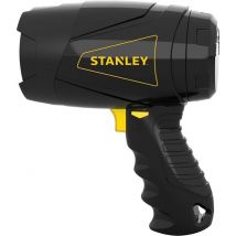 Stanley SL3WAKSE LED-Taschenlampe - 300 Lumen - Inkl. 4 AAA-Batterien - 13 Stunden Betriebsdauer - Rutschfester Gummigriff - Schwarz