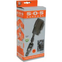 All Ride Telefonhalter und Ladegerät - Autohalterung Telefon - 12/ 24 Volt - mit 3 USB-Anschlüssen