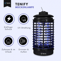 Tenify - Anti-Insektenlampe - Aufhängbar - Elektrisch - Indoor & Outdoor