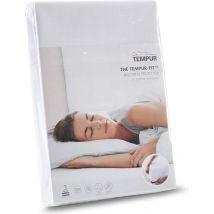 TEMPUR-FIT™ - Matratzenschoner - Weiß - 140 x 210-220 x 25 cm - Wasserdicht - Wärmeregulierend - Anti-Staubmilben - Anti-Allergie