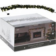 Nampook - Guirlande/Weihnachtsgirlande - 30 LED-Lichter - 270cm