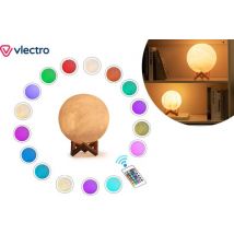 Vlectro Moon Sleep - 16 Farben - dimmbar/drahtlos - 22x22x22cm