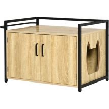 PawHut Katzentoilette mit Griff D31-053