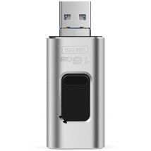 Vlectro - 4-in-1 USB-Stick für Smartphone, Tablet und Laptop - 128 GB