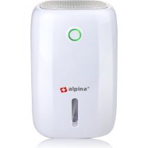 alpina Mini-Luftentfeuchter - Luftentfeuchter - 330 ML pro Tag - Abnehmbarer Wassertank - Weiß