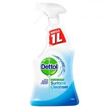 6× Dettol Anti-Bakterieller Oberflächenreiniger - Spray - 1 L - Tötet 99,9% der Bakterien - Effektive Reinigung für alle Oberflächen