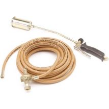 Perel Unkrautbrenner-Set - Gummischlauch - Ø50mm - 43k/w & 3100 g/h - 5m lang