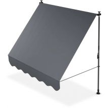 Klemmmarkise Kapstadt - 200x120 cm - Grau