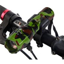 DutchWanted - Taschenlampe - inkl. Fahrradhalterung - Grün