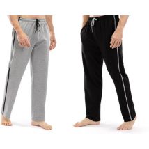 Milanoro Bequeme Jogginghose für Männer - Hellgrau - Größe M