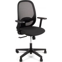 Linea Grace 01 - Bürostuhl - Ergonomisch EN1335 - Mehrfach verstellbar- Schwarz