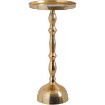 Mica Decorations Duco Beistelltisch - H54 x Ø25 cm - FSC 100% - Recyceltes Aluminium - Gold