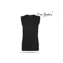 Pierre Cardin Ärmelloses T-Shirt - Schwarz - 100% Baumwolle - Größe XL - Zeitlos, bequem und perfekt für den Sommer