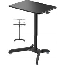 Verstellbarer Steh-Sitz-Schreibtisch - Laptoptisch - Arbeitsplatte 71 cm x 50 cm