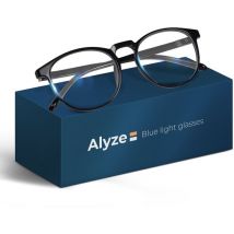 Alyze Blue Light Glasses - Blaulichtbrille - 5,4 x 1,6 x 14,3 cm - Mattschwarz