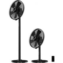 Cecotec 05875, Haushaltsventilator mit Flügeln, Schwarz, Boden, Tisch, 60Â°, Tasten, 7 Stunden