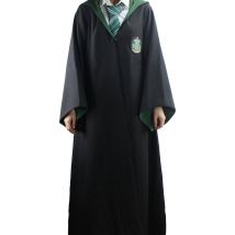 Harry Potter - Slytherin-Zauberer-Robe / Zwaderich-Zauberer-Kostüm (S)