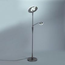 TRIO Leuchten - Stehleuchte mit Leselampe - 1 Licht - H 1950 mm - Stahl