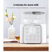Doppelter Flaschenwärmer - Multifunktional - Milchwärmer - Sterilisator - Präzise Temperaturregelung - Flaschenwärmer