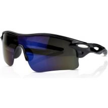 Radsportbrille - für Radsport, Mountainbike, Rennrad - Sportbrille - Damen/Herren - Schwarz