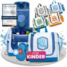 REISERACKER Kosmetiktasche für Kinder - blau
