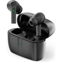 Unitone - Kabellose Kopfhörer - Bluetooth - IPX6 wasserfest - Geeignet für Apple & Android - Schwarz