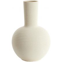 Light & Living Vase Ulloa - Weiß - Ø34cm - Keramik - Modern - Blumenvase - Heimdekoration - Dekorative Vase für Wohnzimmer oder Schlafzimmer