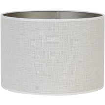 Licht & Wohnen - Lampenschirm SAVERNA - Ø20x15cm - Weiß