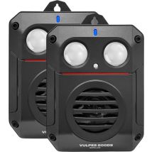 Vulpes Goods® Repellent Marder Repellent PRO V3 - Schädlingsabwehr - Steinmarderabwehr für den Außenbereich - 100% wasserdicht - kabellos & wiederaufladbar - 2 Stück