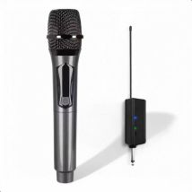 Tech Essentials® Drahtloses Mikrofon-Set - VHF - USB-C Wiederaufladbar - Plug & Play - Karaoke - Studio - 3.5-6.3mm Klinke - ASMR - Geeignet für Partybox