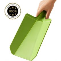 COOCK - Kleines faltbares Kunststoff-Schneidebrett für die Küche - Rutschfest - Spülmaschinenfest - Griff - Langlebig & vielseitig für jede Küche - Grün