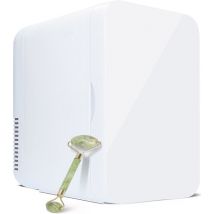 Soft & Silky Skincare Kühlschrank - Inkl. Roller - Mini - Make-up Organizer - Kosmetik & Hautpflege - Weiß