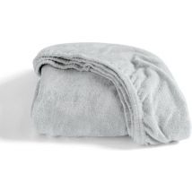 Cinderella - Spannbetttuch - Frottee - 180x200/210 cm - Bis zu 30 cm Matratzenhöhe - Hellgrau