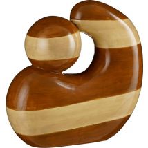 Glimmer Dekorationen Dekoration Statue - L26 x B11 x H25 cm - Dolomit - Ocker