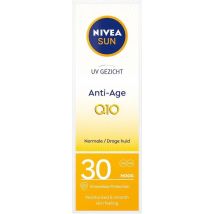 3x Nivea Sun Face Creme Anti Age F30