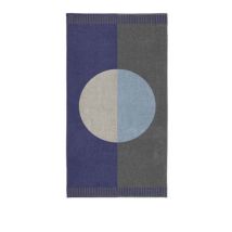 Seepferdchen Colorblock Circle Strandtuch - 100x180 cm - Blau
