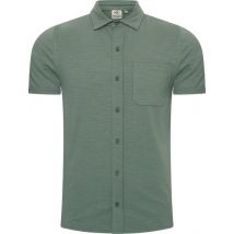Mario Russo Kurzarmhemd - Hemd Männer - Polohemd Männer - t shirt men - XXL - Duck Green