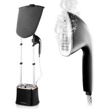 FLOWSTEAM® PRO Wäschedampfer - 150 Minuten Dampfen - 2,5M Kabel - 2,2-Liter-Wassertank - Schwarz