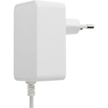 HQ-Power Universalnetzteil, für IT-Geräte, 12 VDC, 2 A, 24 W, 5,5 x 2,1 mm DC-Stecker, weiß