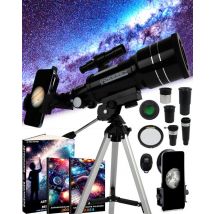 ODESSEY® Refraktor Teleskop für Kinder 150X Zoom - Tischteleskop - Stargazer - Kinderteleskop - Stargazer Teleskop