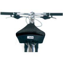 TEMPUR® - Fahrradsattelüberzug - Schwarz - 33,5 x 33 x 3 cm - Large - Fahrradsattelüberzug - Komfort - Memory-Schaum