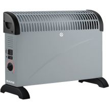 Auronic Elektrokonvektor - 750/1250/2000 Watt - mit Gebläse - Heizung - Heizlüfter - Grau
