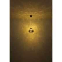 Globo - Hängeleuchte - FIREFLY - schwarz - Glas - Ø 30cm - LED - 15642